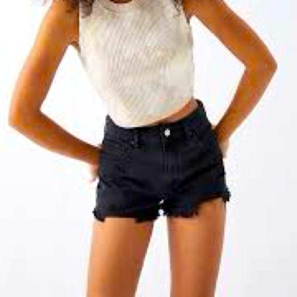 Black Pacsun Summer Jean Shorts